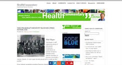 Desktop Screenshot of healthcommentary.org